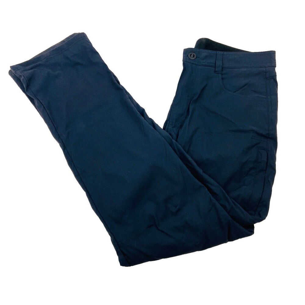 ORVIS 1856 Mens 32x34 Solid Black Soft Nylon Insulated Snow/Ski/Snowboard Pants